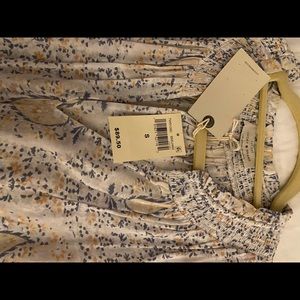 Lucky Brand floral dress with drop cinch waist